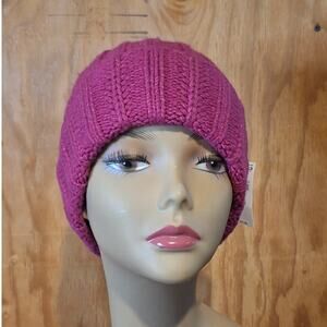 NWT Old Navy Beanie Women's OS Pink Lightweight Ribbed Cuffed Cozycore Outdoors
